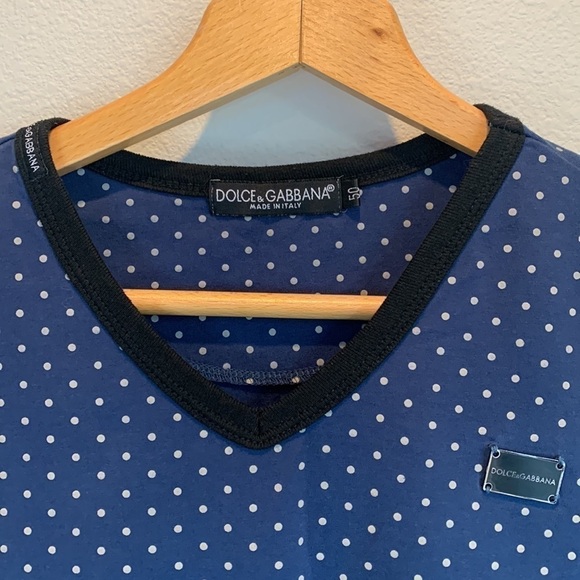 Dolce & Gabbana Authentic Short Sleeve Vintage Top EU Size 50 - Picture 3 of 13